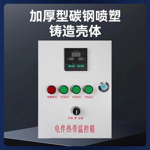 电伴热带温控箱 防水双层门电热带控制柜 多表多回路可选