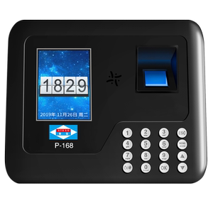 爱宝F-168人脸识别打卡考勤机指纹面部远程wifi工地打卡器签到机