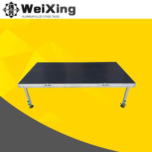 铝合金简易舞台快装活动舞台自锁拼装舞台婚庆演出升降舞台架