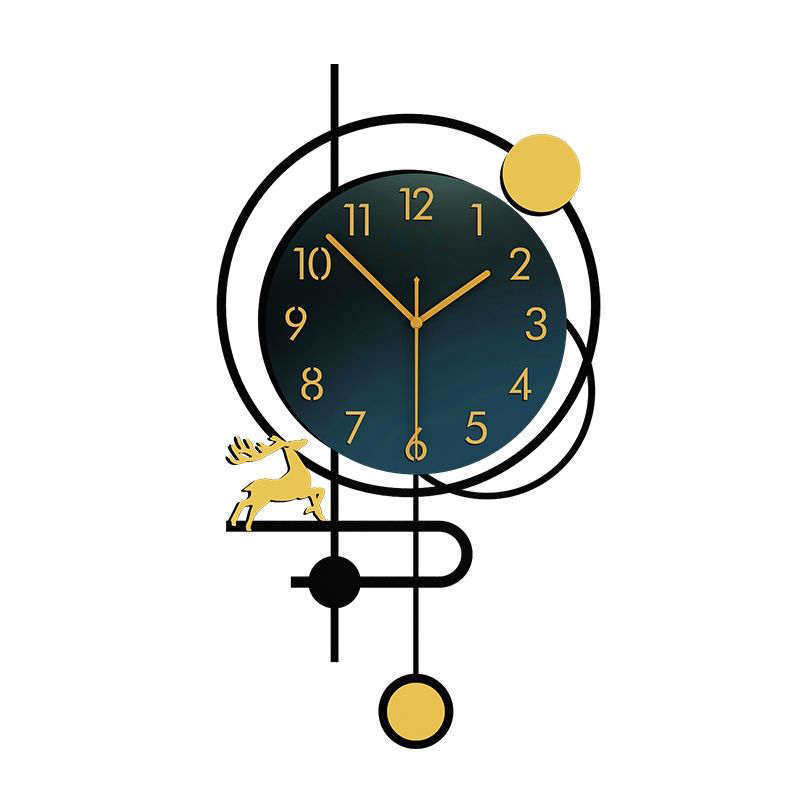 美世达厂家北欧钟表挂钟客厅创意餐厅挂表轻奢家用现代时钟石英钟