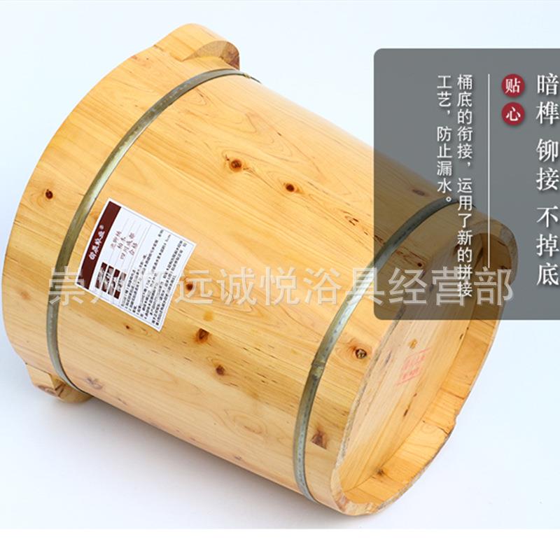 440双耳款0cm高香柏木双耳盖凳厂泡脚桶足盆洗浴脚木桶家直供木制