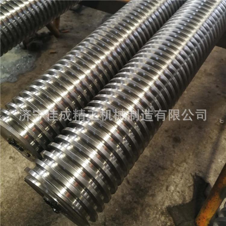 厂家加工制作大型梯形丝杆大直径T型螺纹丝杠Tr80正反牙升降丝杆