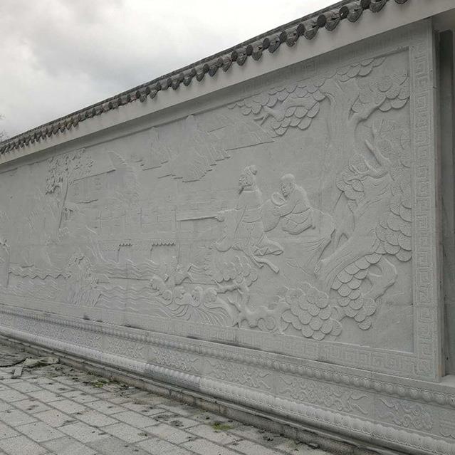 制作石材汉白玉人物浮雕花岗岩雕刻大理石园林户外大型群雕塑石雕