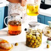 密封玻璃泡酒瓶耐热自酿青梅酒容器果酒瓶酒桶酒缸自助饮料罐