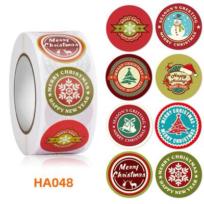 Christmas Gift Sticker Seal sticker Thank You The Stickers