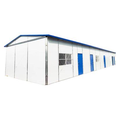 工人宿舍彩钢房出口移动活动房临建集成工地办公室装配式彩钢房