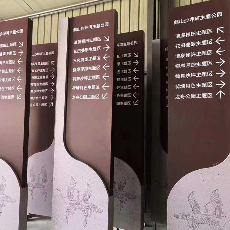 旅游景区导览图户外爱护花草警示提示牌景区介绍牌宣传栏制作
