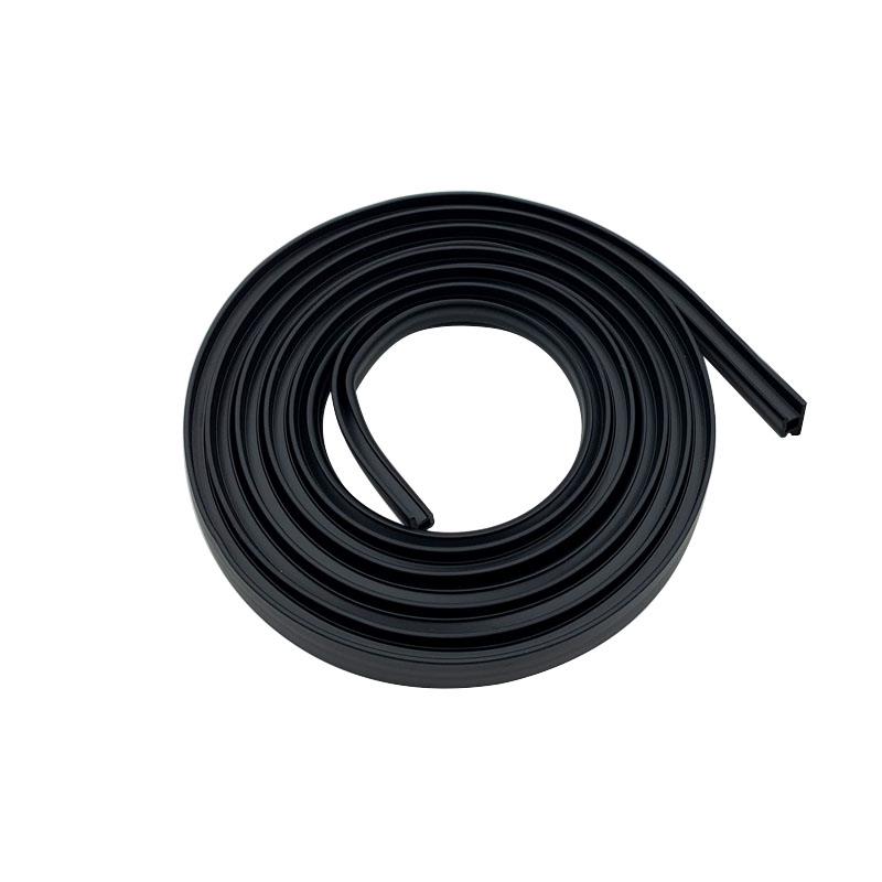 断桥铝合金阳台厨房推拉门密封胶条槽盖门框胶条盖子玻璃门扣盖条