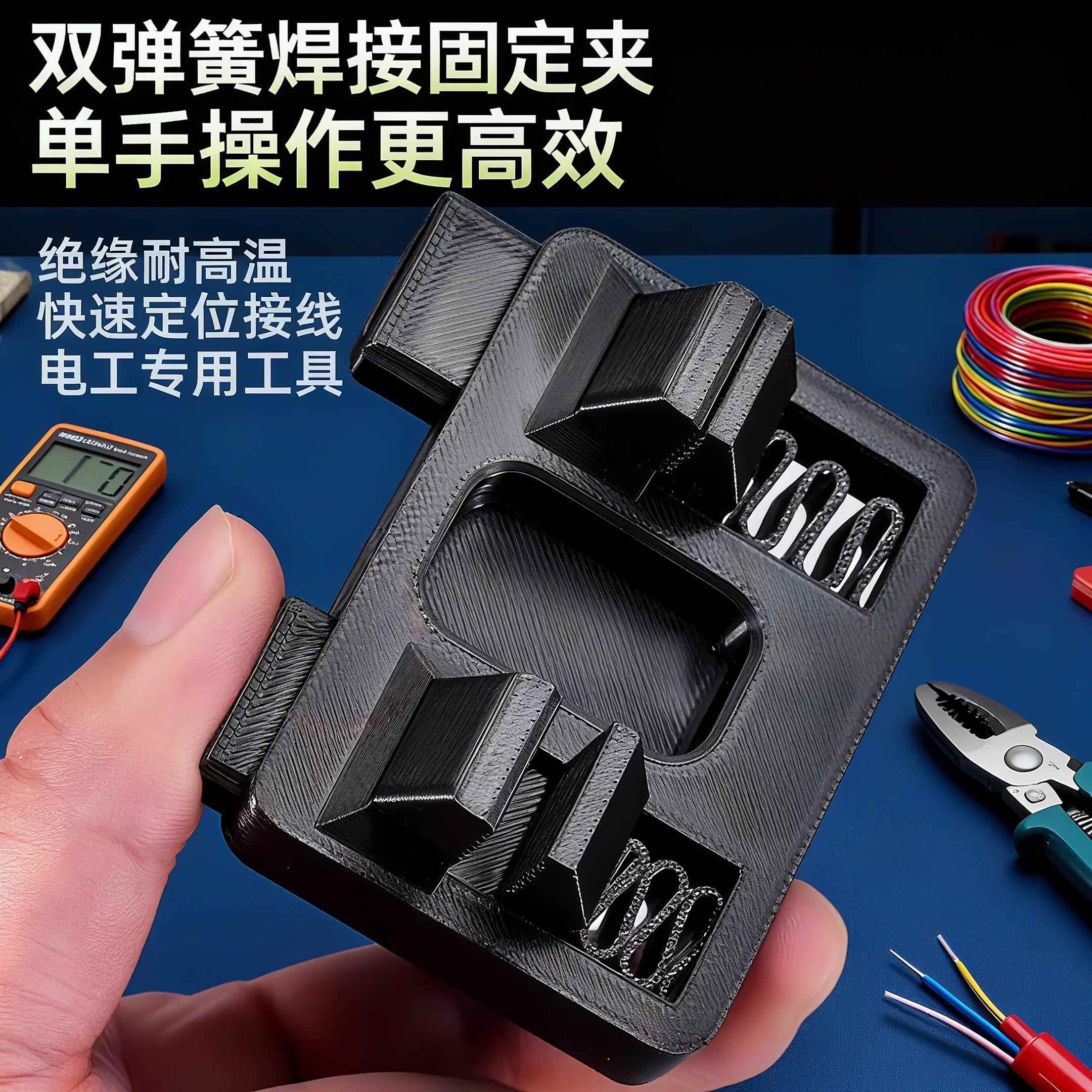 焊接电线夹具锡焊线台固定接线辅助固定器DIY工具线路维修电路板