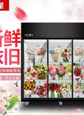 鲜花保鲜柜花店花卉冷柜冰柜专用鲜花柜展示柜冷藏柜风冷无霜冰箱