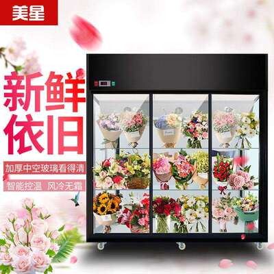 鲜花保花鲜柜花店卉冷柜冰柜专用鲜霜花展示柜冷藏柜风/冷无冰柜
