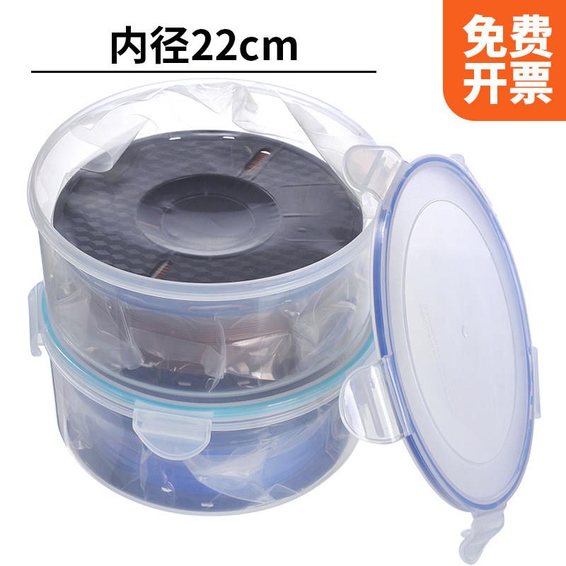 3.6L3D打印耗材线条专用密封乾燥箱储料盒六爪鱼钩圆形大盒内径22