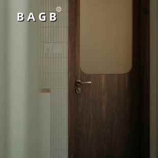 AGB门锁B室内卧室房门锁家用通型门把静手音青古用铜273QG分体实