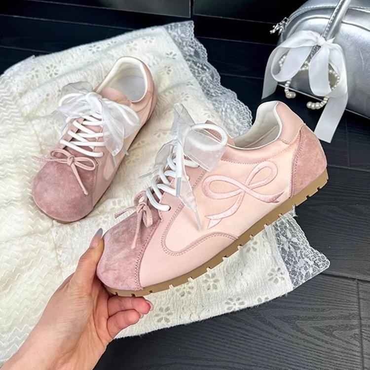 蝴蝶结夏季超休闲鞋爆款老爹鞋