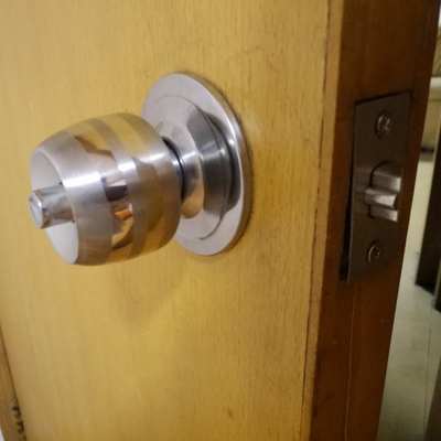 圆形家用门锁室内卧室卫生间通用型304不锈钢房间球形锁木门锁具