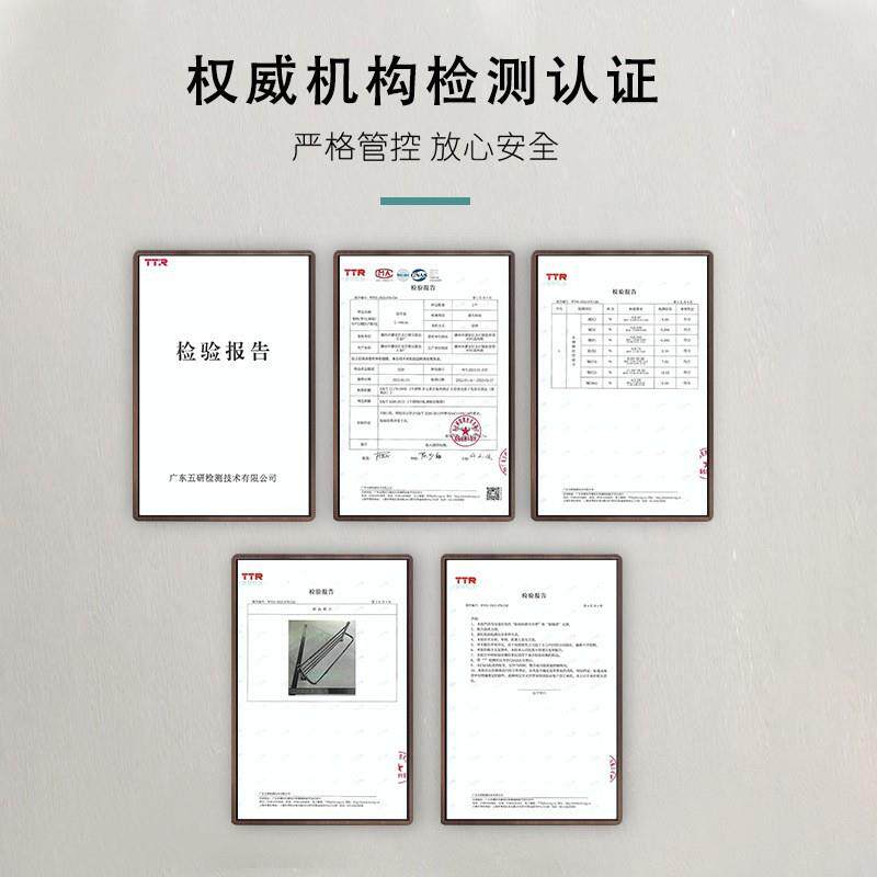 加厚双层毛巾架淋浴房卫生间置物架酒店工程浴室304不锈钢浴巾架