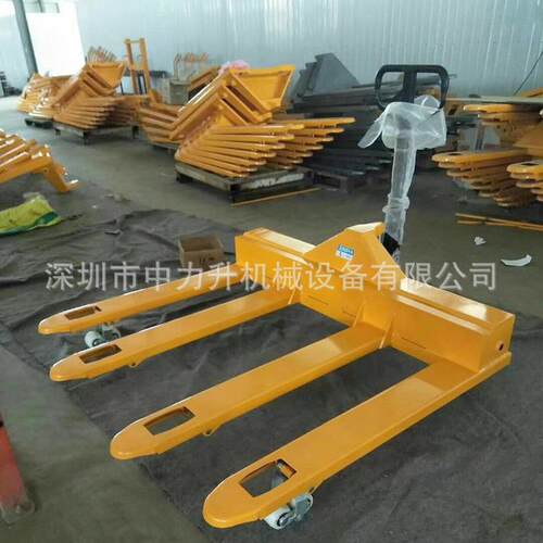 加长加宽液压搬运车超短超窄手动叉车升降托盘车地牛叉车
