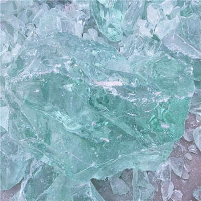 供应大块玻璃造景玻璃块石笼灯玻璃块彩色玻璃块 大小可做