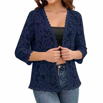 Plus Size Cardigan for Women Summer Casual Loose Half