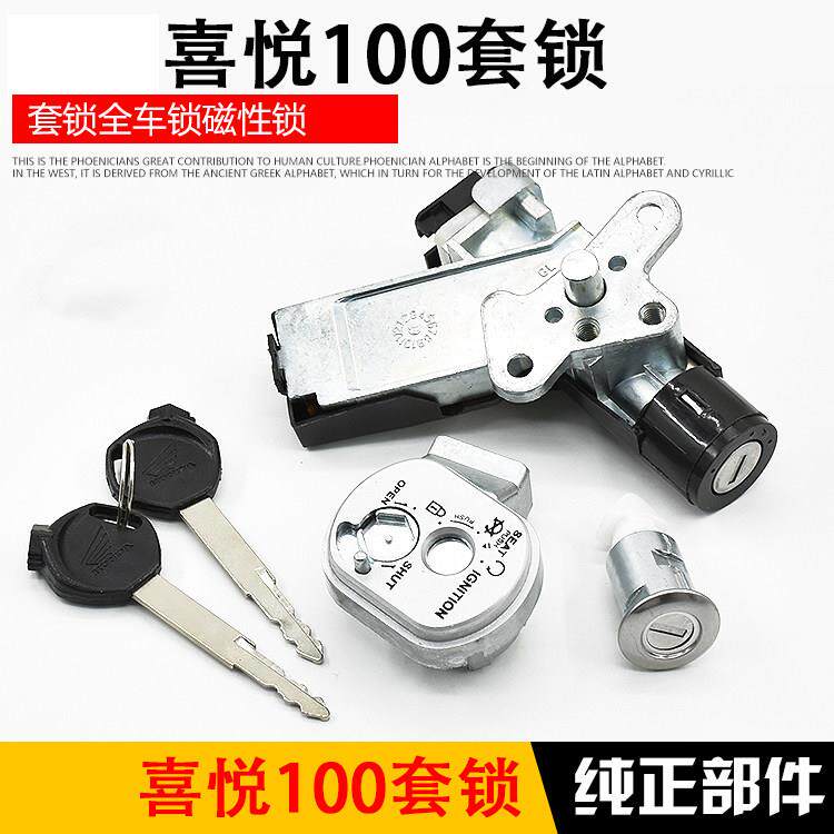 机车小公主喜悦100套锁WH100T-F-H-G全车锁优悦磁性电子门锁
