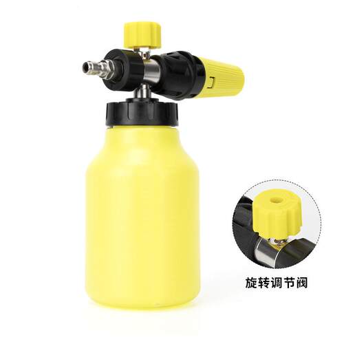 新款黄暴风 pa泡沫壶超大嘴PA发泡神器雪炮特调壶金属耐酸碱高压