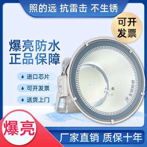 led塔吊灯工地施工照明灯建筑之星防水户外工程探照射灯300W2000W