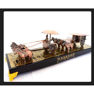 铜车马摆件中国风特色礼品马车模型陕西西安兵马俑旅游纪念品