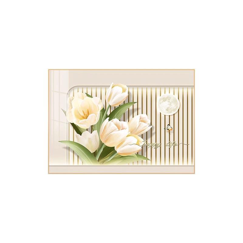油风餐厅装饰晶画植物花属卉主题墙壁奶挂画20231031烤瓷瓷画芯金图片