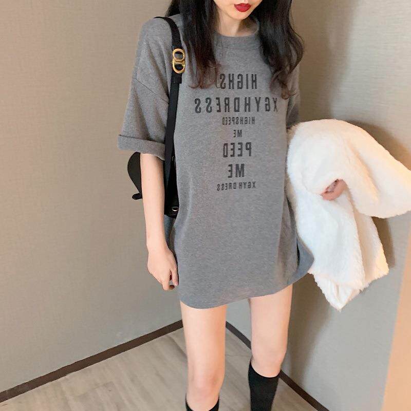 夏季款韩版宽松字新母印花短袖T恤女学上衣外贸女生装潮