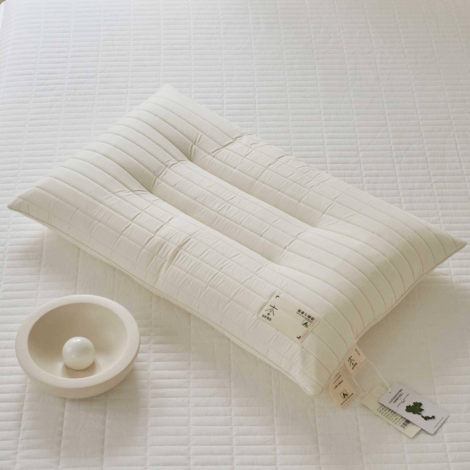 乳胶复合定型枕护颈枕助睡眠全棉枕芯柔软回弹舒适透气枕成人枕