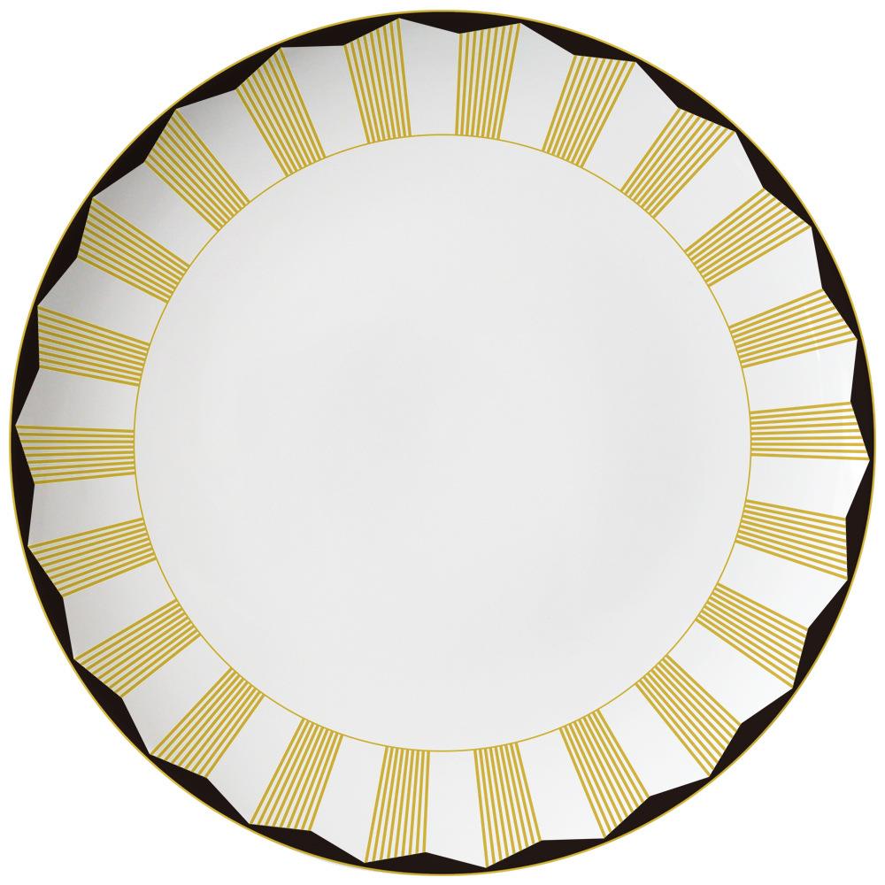 创意金线瓷骨多瓷层JC-0060蛋糕盘点台心架婚礼餐厅三层甜品陶水