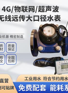 学校工业智能485远程抄大口径4G物联网 超音波NB水表立式卧式法兰