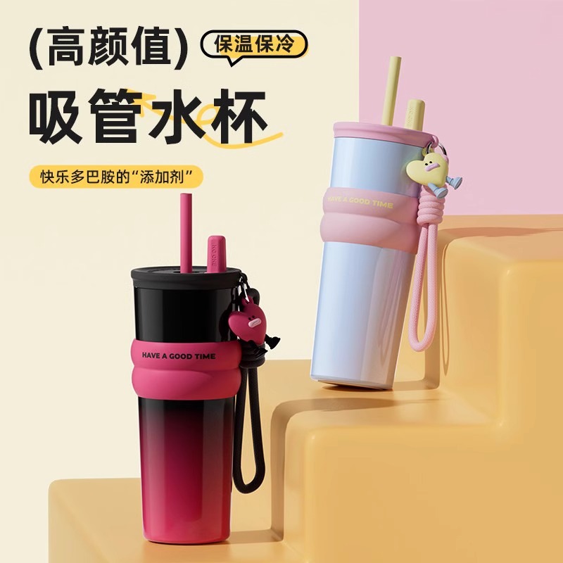 不锈钢保温杯颜值冰霸陶瓷保温杯