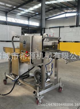 麦丽素巧克力淋浆机 梦龙派涂巧克力机器 奶香面包片上浆液机