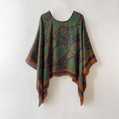Women Geometric Print Scarf Fashionable Lightweight Shawl