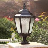 CBDS 门H 柱头灯户围墙灯大门灯子灯外装 饰复古防水院灯古庭镇欧式