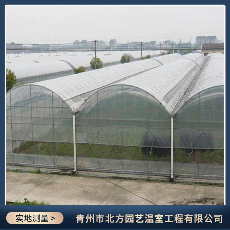 薄膜温室大大棚大JPQ温室连体骨架养殖棚钢管外遮花卉蔬阳菜棚厂