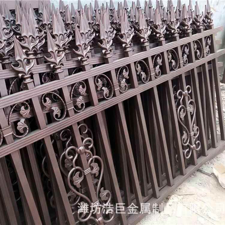 铝厂家式生产铝艺003护栏小区庭院合金护栏欧别墅花园墙围铝艺护