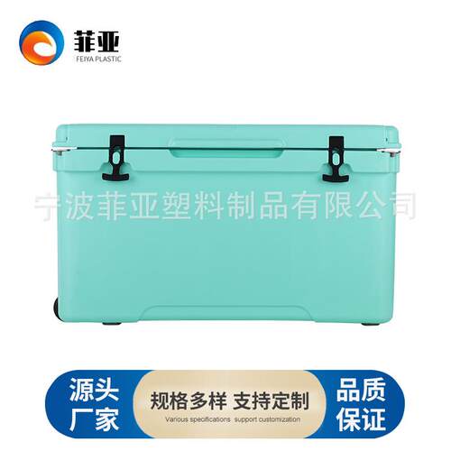 滚塑干冰箱110L户外保温箱海鲜运输垂钓海钓箱PU发泡车载冷藏箱