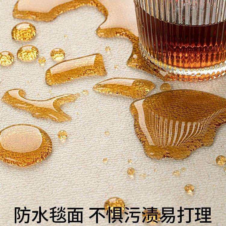 地毯客厅轻奢高级免洗可擦2024新款奶油风冬天沙发简约款加厚地垫