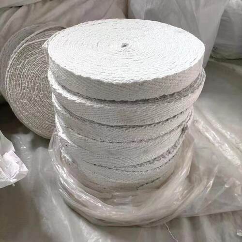 阻燃隔热排烟管道陶瓷纤维带 炉门密封陶瓷纤维带 钢丝镍丝陶瓷带