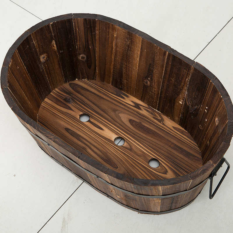 防腐木花箱实木户外庭院碳化花盆长方形种植箱花槽木质种菜绿植盆,鲜花速递/花卉仿真/绿植园艺,花盆,淘宝优惠券,粉丝福利购,淘宝优惠卷