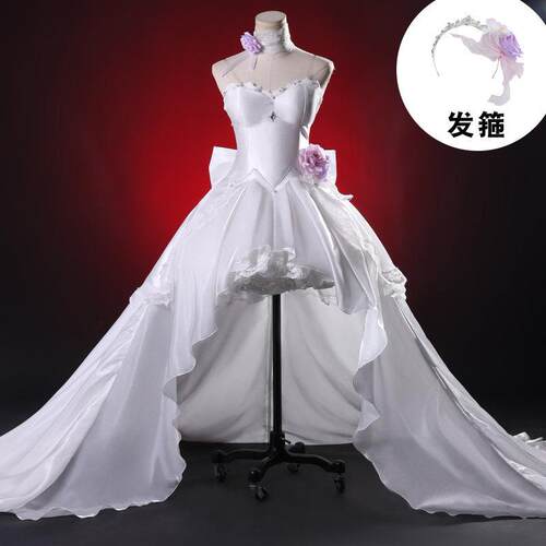 约会大作战cos服时崎狂三花嫁婚纱二次元游戏cosplay服装女装
