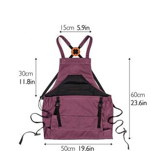 户外帆布围裙收纳袋果蔬采摘大口袋快速释放收割收纳袋批发