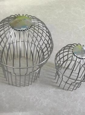 网球形管帽DN50/75/110/160管道屋顶下水口过滤网防堵罩雨水槽200