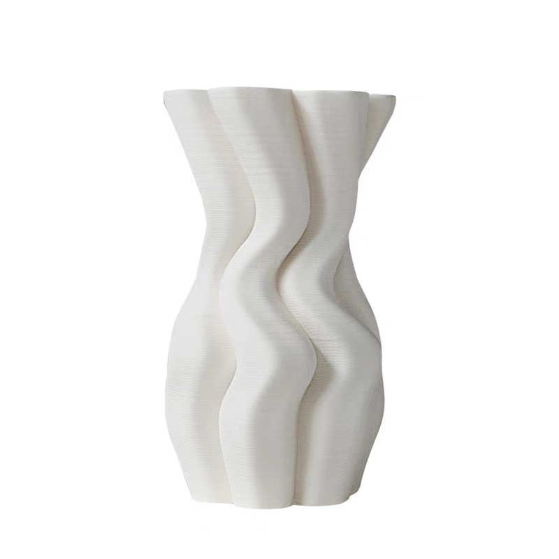 Zaha设计师款艺术陶瓷花瓶现代简约花器样板间民宿客餐厅饰品摆件