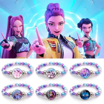 Kpop Demon Hunter Bracelet Huntrix Kpop Birthday Beaded Wris