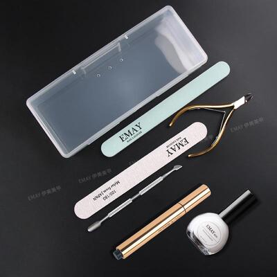 高档EMAY指个甲工具套装d501美修甲化死皮剪钢推人护理去死皮软剂