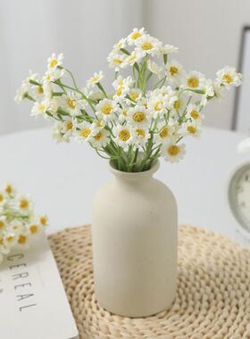 ins小雏菊花束彷真花假花干 干燥花摆设客厅餐桌卧室桌面插花装饰