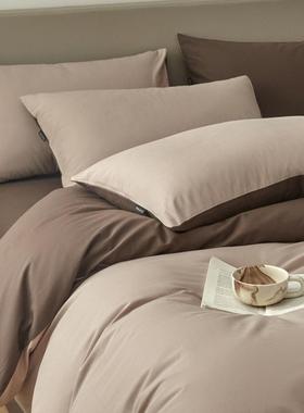 204新款棉纯棉磨毛极简件套件三套四件套-全-素简系列95935精2致